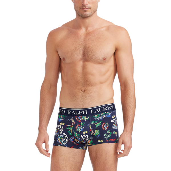Cruise Navy Ralph Hawaiia Tropical Stretch Cotton Trunks Polo Ralph Lauren 2