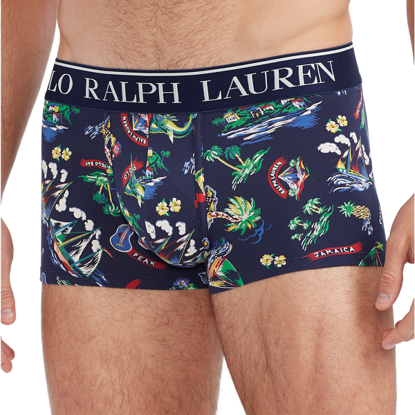 Cruise Navy Ralph Hawaiia Tropical Stretch Cotton Trunks Polo Ralph Lauren 4