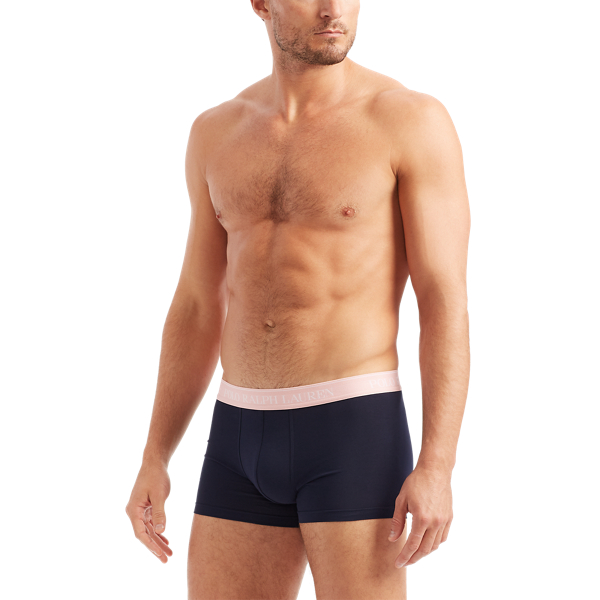 3pk Nvy Blu/Nvy Pnk/Nvy G Classic Stretch-Cotton Trunk 3-Pack Polo Ralph Lauren 5
