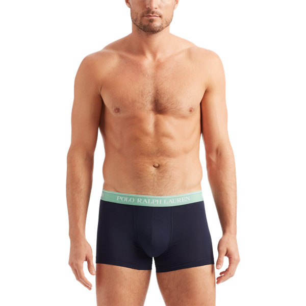 3pk Nvy Blu/Nvy Pnk/Nvy G Classic Stretch-Cotton Trunk 3-Pack Polo Ralph Lauren 6