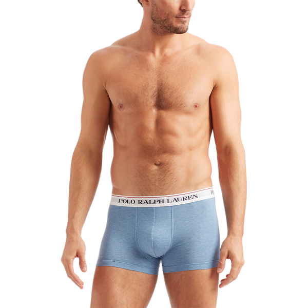 3pk Ryl Htr/Et Blu Htr/Ev Classic Stretch-Cotton Trunk 3-Pack Polo Ralph Lauren 2
