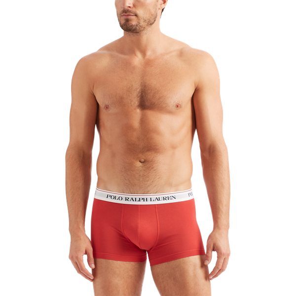 3pk Ryl Htr/Et Blu Htr/Ev Classic Stretch-Cotton Trunk 3-Pack Polo Ralph Lauren 6