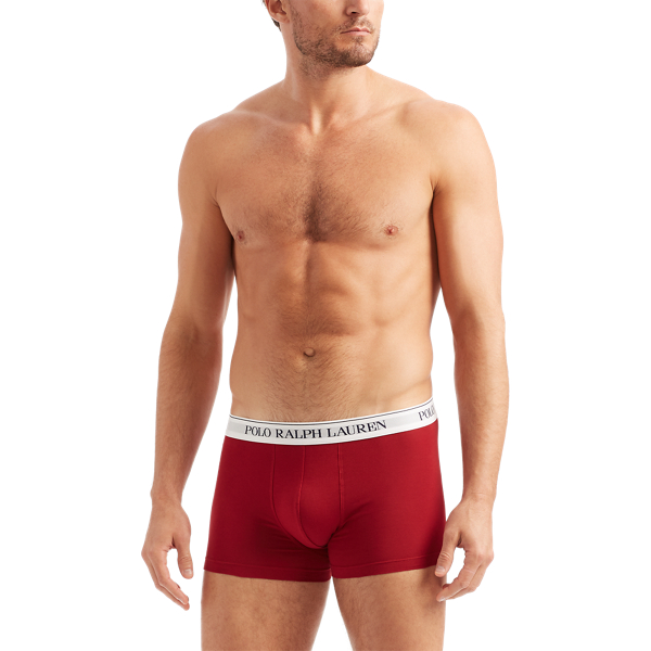 3pk And Htr/Eaton Red/Crs Classic Stretch-Cotton Trunk 3-Pack Polo Ralph Lauren 5