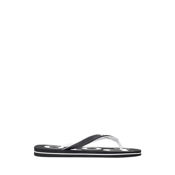 Men s Black Sandals Flip Flops Ralph Lauren UK