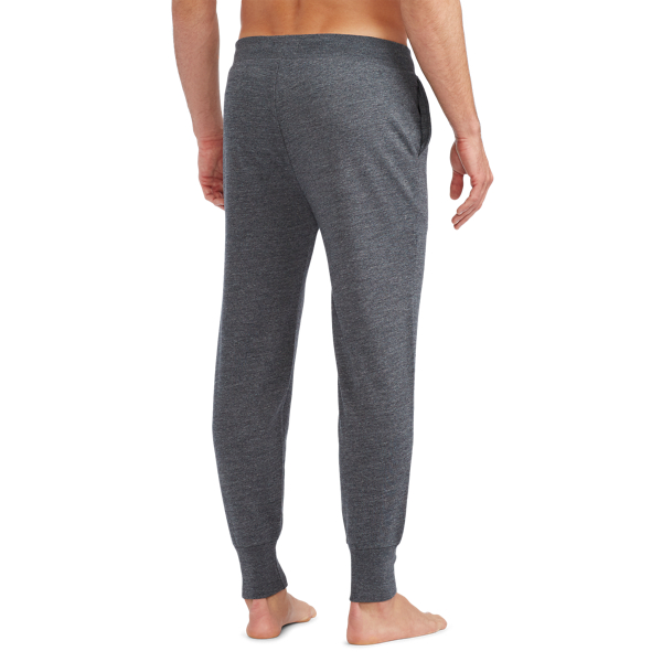 Charcoal Heather Logo Cotton-Blend Jogger Polo Ralph Lauren 3