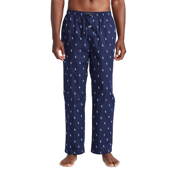 Cruise Navy/Blue Lagoon Signature Pony Pyjama Trouser Polo Ralph Lauren 2