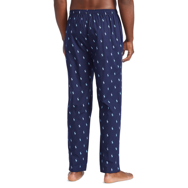 Cruise Navy/Blue Lagoon Signature Pony Pyjama Trouser Polo Ralph Lauren 3