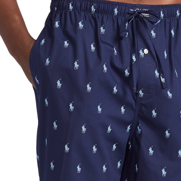 Cruise Navy/Blue Lagoon Signature Pony Pyjama Trouser Polo Ralph Lauren 4