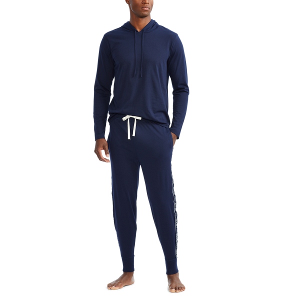 Cruise Navy Logo-Tape Cotton Jersey Joggers Polo Ralph Lauren 2