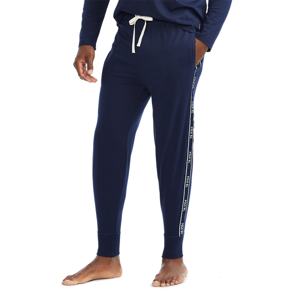 Cruise Navy Logo-Tape Cotton Jersey Joggers Polo Ralph Lauren 3