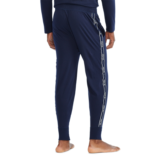 Cruise Navy Logo-Tape Cotton Jersey Joggers Polo Ralph Lauren 4