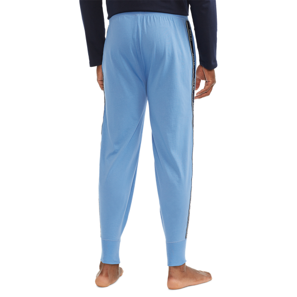 Blue Flower Logo-Tape Cotton Jersey Joggers Polo Ralph Lauren 3