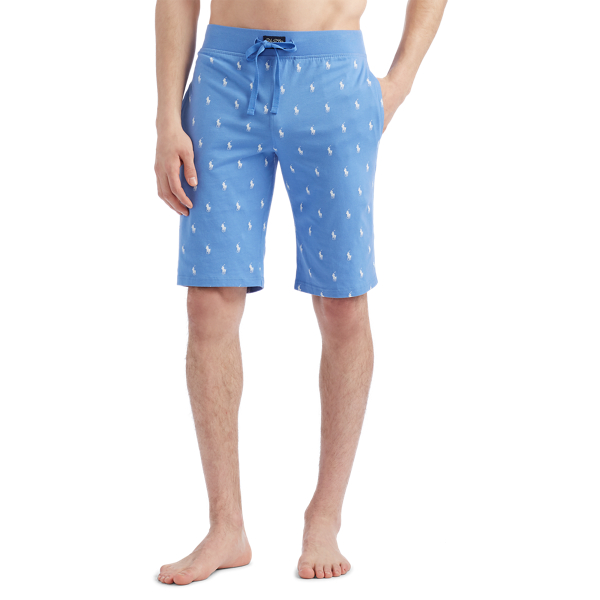 Bermuda Blue Aopp Signature Pony Sleep Short Polo Ralph Lauren 2