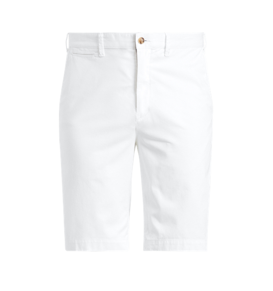 White Classic Fit Twill Shorts Big & Tall 2