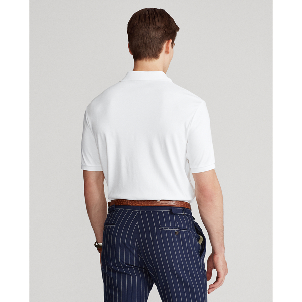 White Classic Fit Soft Cotton Polo Shirt Polo Ralph Lauren 5