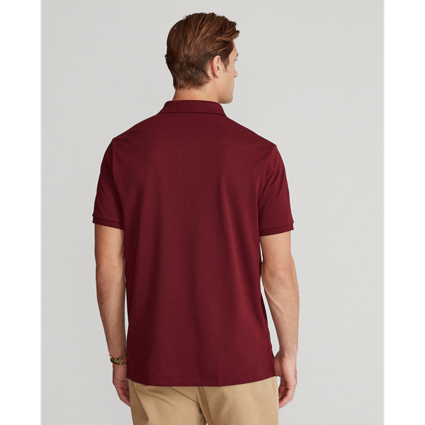 Classic Wine Ss Solid Interlock Polo Ralph Lauren 5