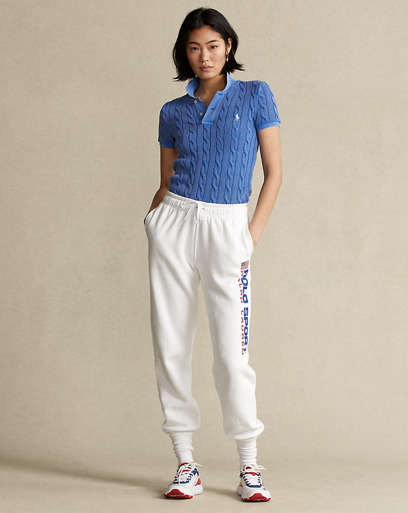 Cable-Knit Polo Shirt | Ralph Lauren Cable-Knit Polo Shirt | Ralph Lauren