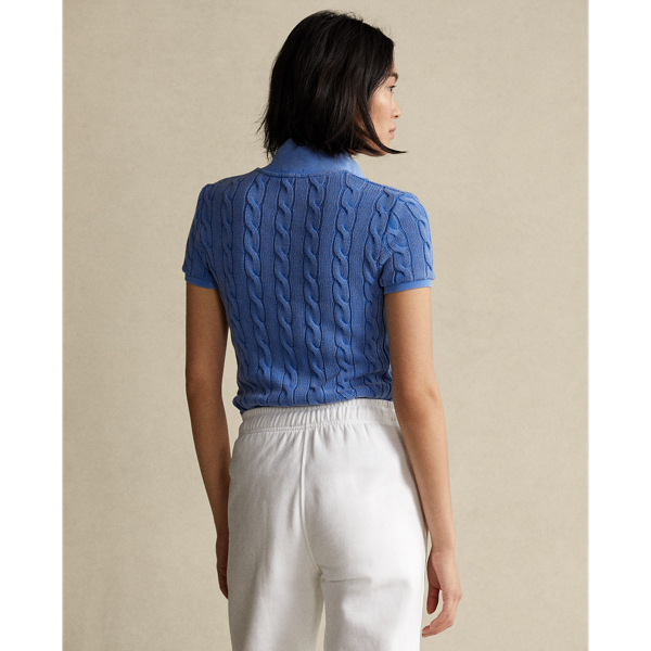 Cable-Knit Polo Shirt | Ralph Lauren