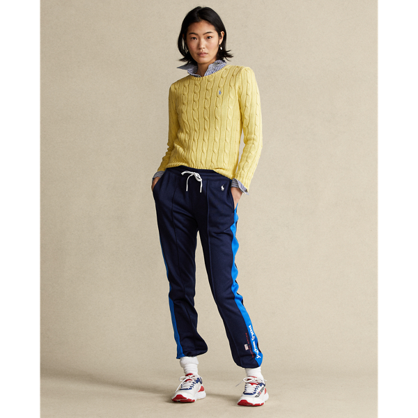 Baumwollpullover mit Zopfmuster Polo Ralph Lauren in Bristol Yellow 4