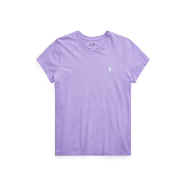 Cotton Jersey Crewneck Tee Polo Ralph Lauren em 1