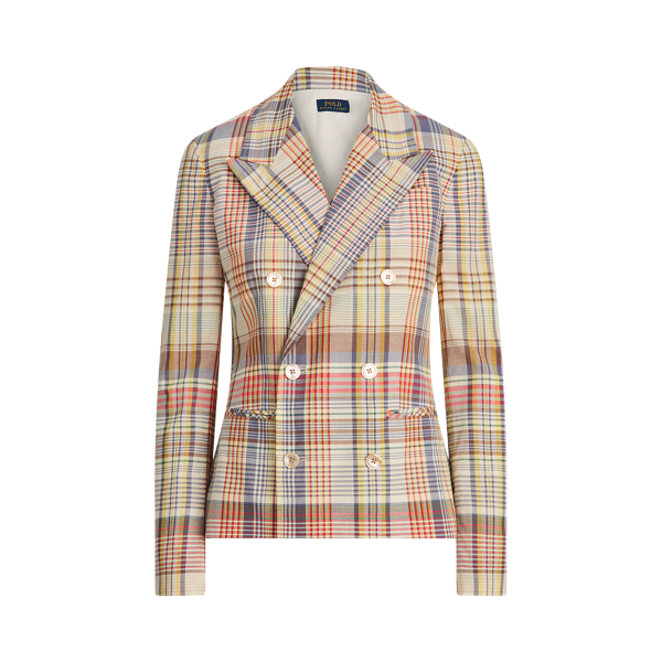 Baumwollblazer mit Madraskaro Polo Ralph Lauren in 1