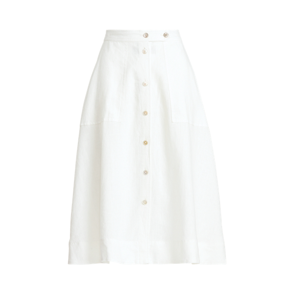 Leinenrock mit Knopfleiste Polo Ralph Lauren in 1