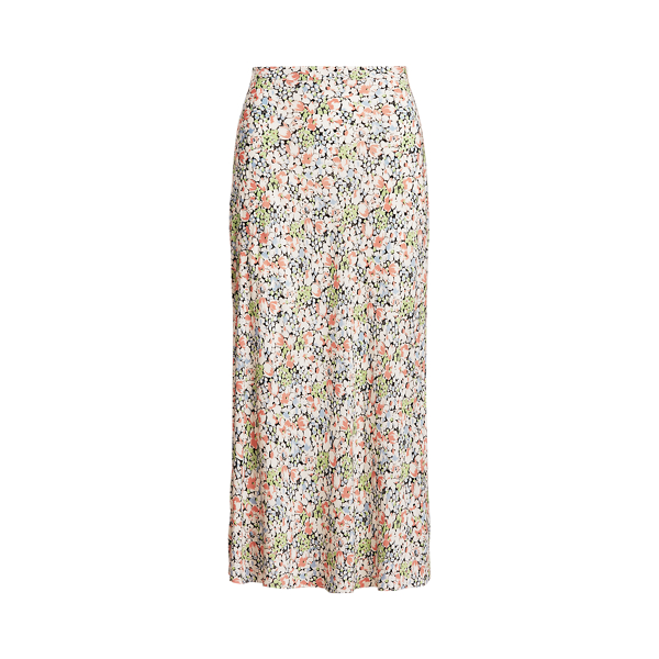 Cr&ecirc;pe rok met bloemen Polo Ralph Lauren in 1