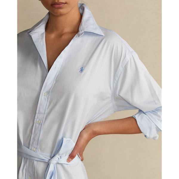 Polo ralph lauren cotton broadcloth shirtdress online