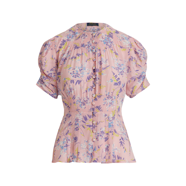 Gebl&uuml;mte Bluse mit Sch&ouml;&szlig;chen Polo Ralph Lauren in 1