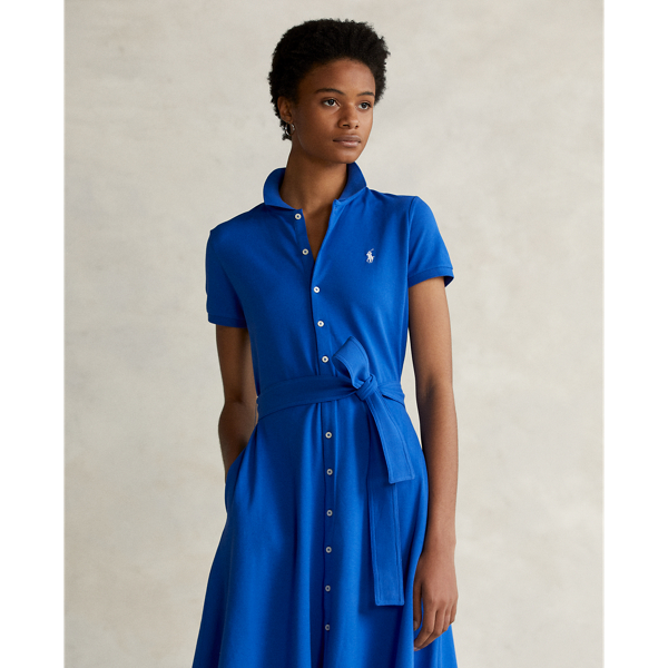 New Iris Pique A-Line Polo Dress Polo Ralph Lauren 3