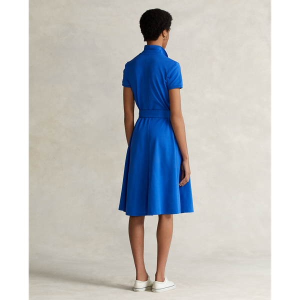 New Iris Pique A-Line Polo Dress Polo Ralph Lauren 4