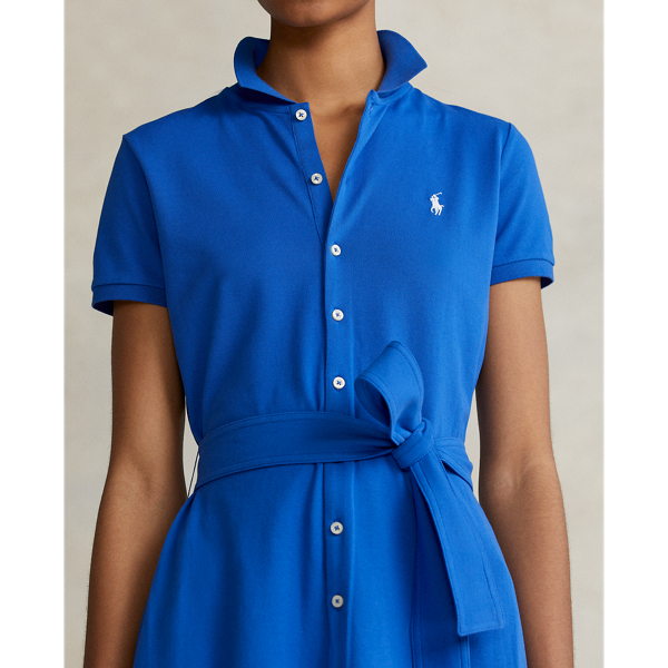 New Iris Pique A-Line Polo Dress Polo Ralph Lauren 5