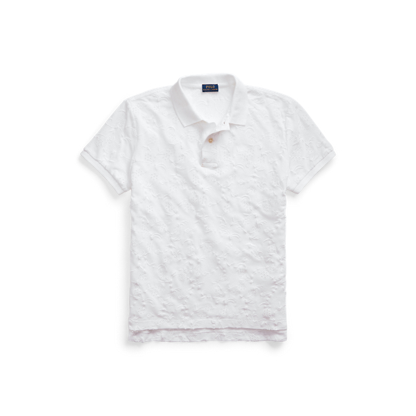 Polo &agrave; broderie anglaise en coton Polo Ralph Lauren en 1