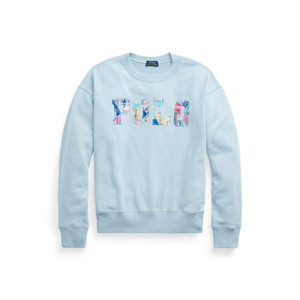 Patchwork Logo Fleece Sweatshirt Polo Ralph Lauren 1