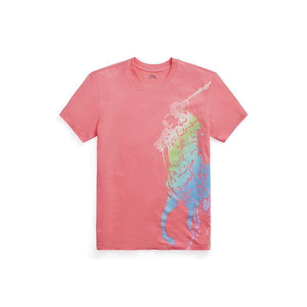 Maglietta con pony ombr&eacute; Big-Fit Polo Ralph Lauren in 1