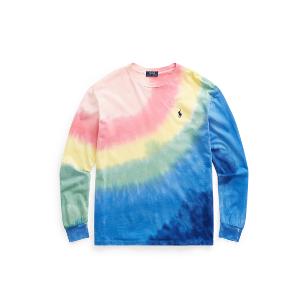 Maglietta tie-dye a maniche lunghe Polo Ralph Lauren in 1