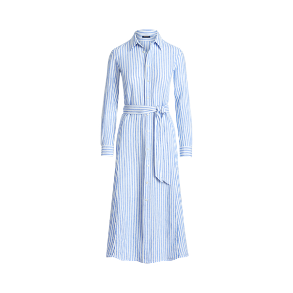 Striped Linen Shirtdress
