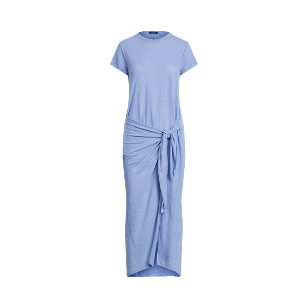 Linen Tee Wrap Dress Polo Ralph Lauren 1