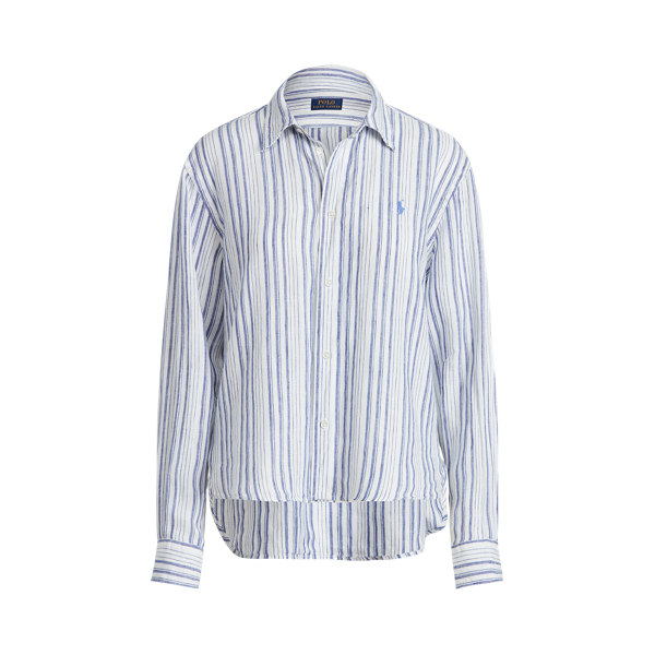 Striped Linen Shirt Polo Ralph Lauren em 1