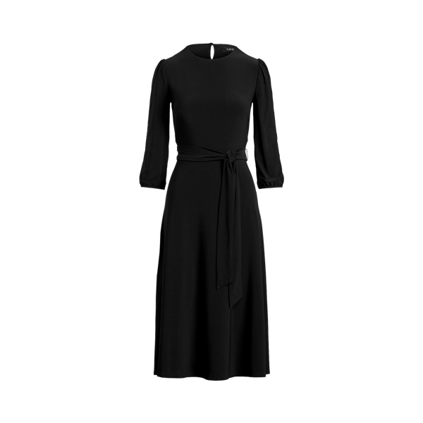 Belted Jersey Dress Lauren em 1