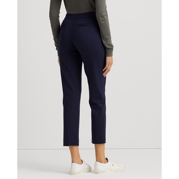Lauren Navy Stretch Ponte Trouser Lauren Petite 5