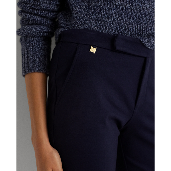 Lauren Navy Stretch Ponte Trouser Lauren Petite 6