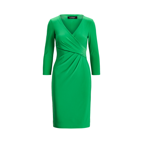 Stem Jersey Surplice Dress Lauren 2