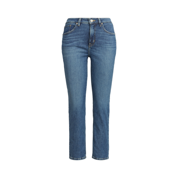 Jean droit&nbsp;7/8 taille haute Lauren en 1