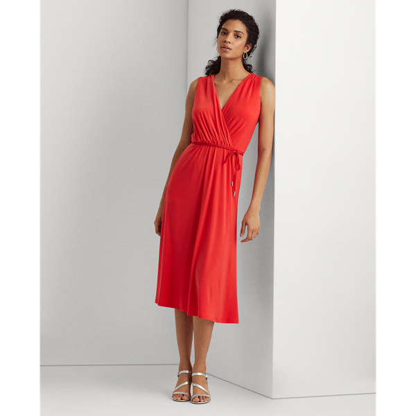 African Flower Jersey Sleeveless Dress Lauren 4
