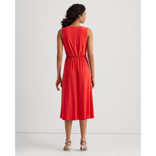 African Flower Jersey Sleeveless Dress Lauren 5