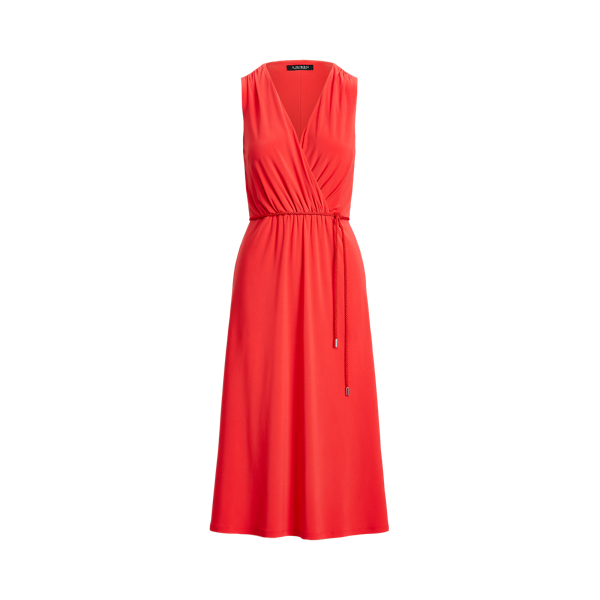 African Flower Jersey Sleeveless Dress Lauren 2