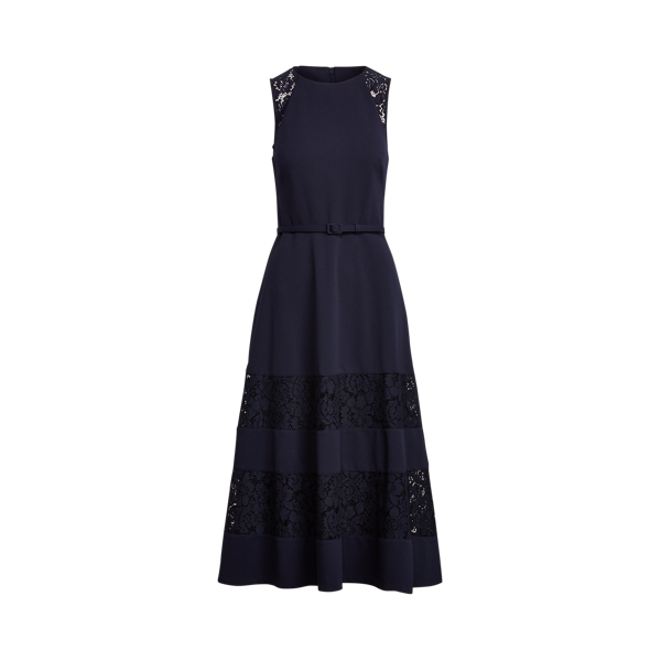 Crepe Sleeveless Dress Lauren in 1