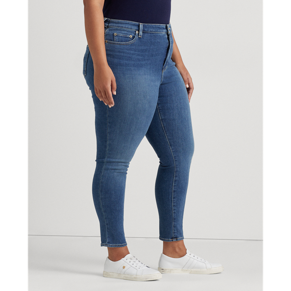 Skinny-Fit Jeans in Kn&ouml;chell&auml;nge Lauren Woman in Legacy-Waschung 5