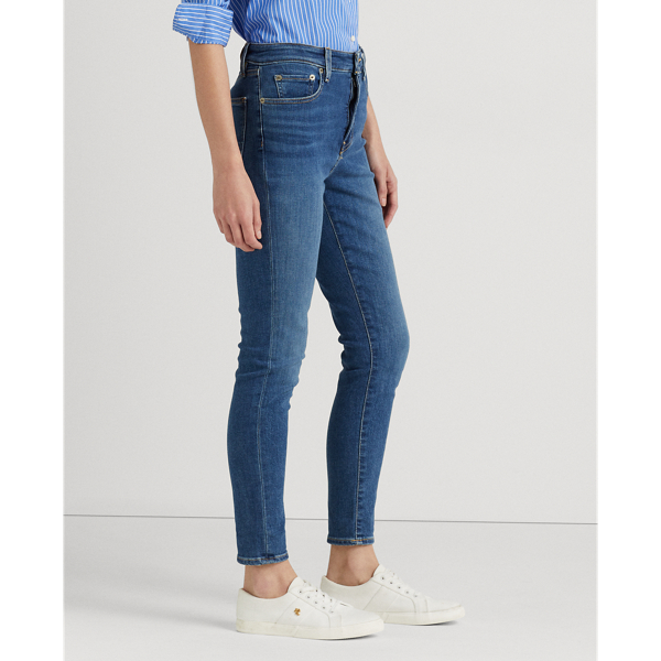 Ralph lauren petite jeans classic straight best sale